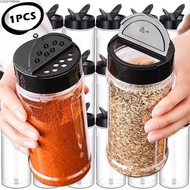CLEIGHTEEN8H Pepper Shaker, 100/160/250ML Plastic Seasoning Jar, Durable Portable Empty Condiment St