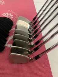 日本品牌ROOT高爾夫球桿組，鈦面，低重心，大桿面，5~9,P,A,共8隻