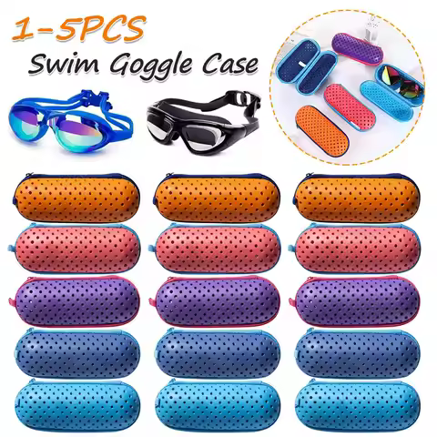 Swim Goggle Case Swimming Goggles Protection Box Portable Goggles Protective Case Breathable Lightwe