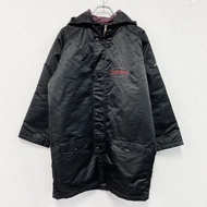adidas訓練服，帶襯墊，Descente 三葉草標誌，刺繡標誌，黑色，160 碼，古著。