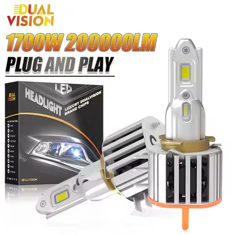 1700W H15 LED Car Headlight Bulb High Beam Day Driving Running Light 6000K White Auto Lamp Canbus Fo
