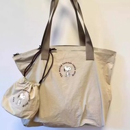 [NEW] Tas Totebag Wanita Minimalis/Lucu Snoopy Tas Perjalanan Lipat Dengan/Tas Kanvas Lipat Yang Nya