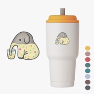 YCCT速吸杯2代900ml - 老虎 - 瞬收吸管環保飲料杯/保冰保溫杯