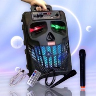 Speaker SQRS 888 max bluetooth wirlses 2mic super bas suara jernih