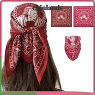 LUCKY-EBINLANDS Men's Headscarf, 55x55cm Handshake Print Woman Hip Hop Face Towel, Fashion Peace Dov