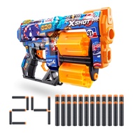 XSHOT Skins Dread Blaster Sonic Race Team, Sonic The Hedgehog Design with 24 Darts, Double Rotating