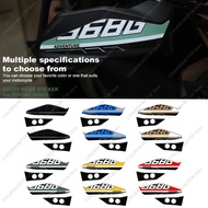 for ZONTES 368G 368G Motorcycle Accessories Hand guard protection sticker 3D Epoxy Resin Protection 