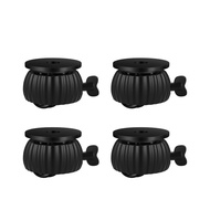 4pcs Roda Tempel Universal Roda 360 Derajat Putar Roda Kecil Tempel Tambahan Roda Meja Kecil