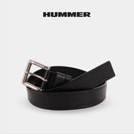 Hummer Men Leather Tongue Buckle Belt