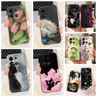 For Itel A04 Case A632WM Cute Cat Flowers Painted Cover Soft Silicone Phone Case For Itel A05s A663L