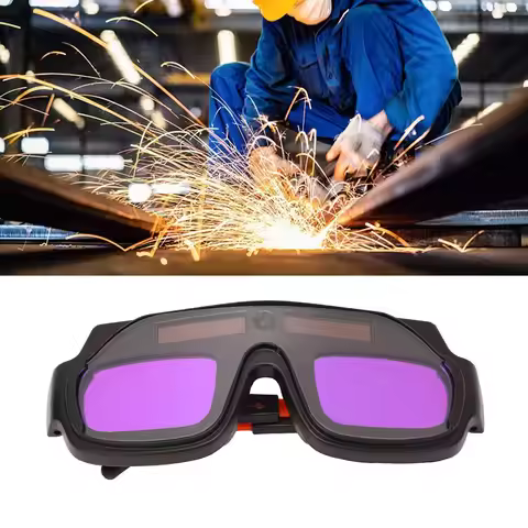 Auto Darkening Welding Goggle Solar Eye Safety Protective PC Glasses for Welder Soldering Auto Darke