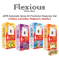 ✦JAPE Automatic Spray Air Freshener Dispenser Set ( Citrus, Lavender, Potpourri, Vanilla )✤