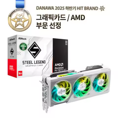 [Game Coupon Offer] Asrock Radeon Rx 9070 Xt Steel Legend D6 16Gb Daren Citys [Domestic Shipping Aut