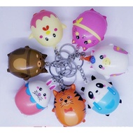 GANTUNGAN Cute And Cute Character Egg Squishy Children's Toy/Squishy Cute Keychain