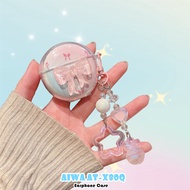 【Original boutique】For AIWA AT-X80Q Case Casing Soft Silicone DIY Creative Cat Earphone Case Cover