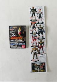 現貨 Bandai  幪面超人 假面騎士 Masked Rider 新世紀最強騎士之軌迹编 30週年 企台 扭蛋 (全7種)