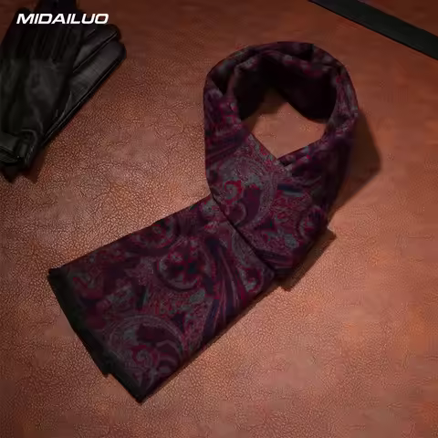 Men's Scarf 11.81 * 70.86 inches Warm Texture Scarf Winter Neck Decoration Classic Decoration Suitab