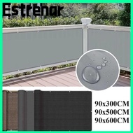 ESTRENAR Balcony Shade Cloth, 3/5/6M Waterproof Sun Shading Sails, High Quality Fencing  Fence Patio