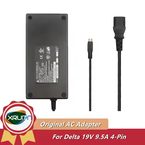 Genuine Delta ADP-180EB D ADP-180HB B 180W 19V 9.5A AC Adapter Charger ADP-180HBB 4 Pin For MSI WIND