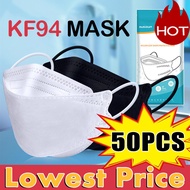【FreeShipping】kf94 Mask 50pcs Mask Kf94 Murah  Malaysia 4ply Earloop/headloop Hijab for Adult Kf94 Made In Korea