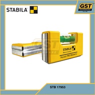 Stabila Pocket Pro Magnetic Spirit Level - STB 17953 | Thermometer Measuring Levelling | Home Improv