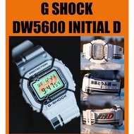 G Shock Initial D Dw5600 Initial D G shock Petak White Jam tangan lelaki men watch Digital G shock P