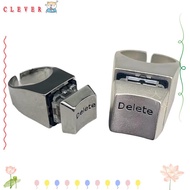 CLEVER  Anything Rings, Decompression Metal Opening Rings, Unique Adjustable Vent Keyboard Statement