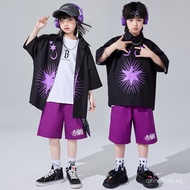 Girls' Jazz Dance Outfit Street Dance Children's Hip-Hop Trendy Outfit Girl's Catwalk Performance Ou