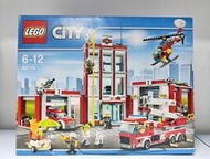LEGO 60110樂高城市消防總局拼裝積木 兼容City城