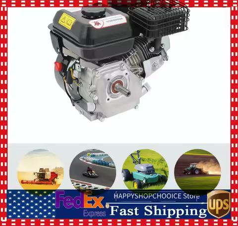 7.5HP 4-Stroke Single Cylinder Engine 212CC Go Kart Water Pump Engine