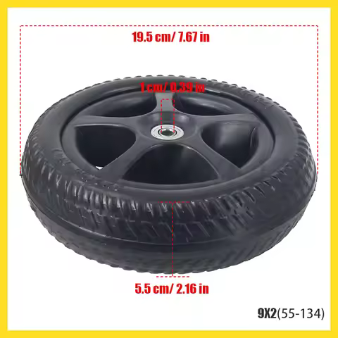 New 9x2 (55-134) children's tricycle accessories rear wheel bicycle wheel baby unicycle