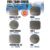 3D Carbon Fuel Tank Cover Kancil, Saga, Isawa, Persona, Wira, Gen2, Iriz