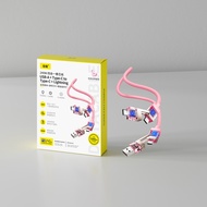 4 trong 1 240W USB C để Loại C chiếu sáng Cáp sạc nhanh mùa xuân sạc xe hơi Cáp