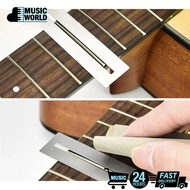 2pcs Folk Guitar Stainless Steel Fingerboard Protector Polishing Guitar Tool Accessories