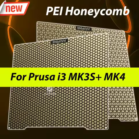 For Prusa I3 Mk3s Build Plate Upgrade Pei Build Plate Honeycomb Square for Prusa Mk4 Bed Steel Plate