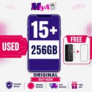 MIYA-Used 15 Plus  256GB/  BH 100%/With box