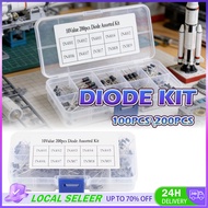 100PCS Diode Assortment Electronic Kit 10 Values 1N4001 1N4002 1N4003 1N4004 1N4005 1N4006 1N4007 1N