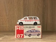 Tomica no.87 estima ambulance