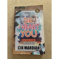 Novel preloved Sir I Heart You by Cik Mardiah