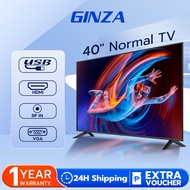 GINZA TV 40 Inch LED TV  with TV Bracket Frameless Ultra-Slim Flat-Screen TV Not Smart TV GINZA40BB