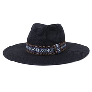 Jazz Cap Fedoras For Women Men Fashion Hat Straw Hat for Men UV Protection Cap chapeau femme Wide Brim 2021