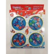 Magnetic Fishing Game Toy with 4 Battery Pools