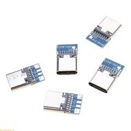 Doublebuy Metal 14 Pin Connector Type-c Connector Breakout P-CB Board 4 Core Welding Wire Charging D