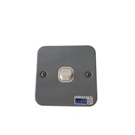 Clipsal 1-Gang Metal Switch Socket