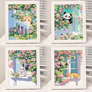 Cute Cat Diamond Painting Children Handmade Educational Toys diy Kitten Diamond Stickers Full Diamon