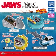 [Takara Tomy] JAWS Movie Famous Scene Miniature Figure Collection 4 Complete Set 大白鯊電影日本扭蛋- Gashapon