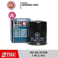 VIC Oil Filter C-931 Suzuki Samurai 4WD 16510-83000/1/12 16510-85FA0 / 1A51-14-302 / 1AS1-14-302 1PC