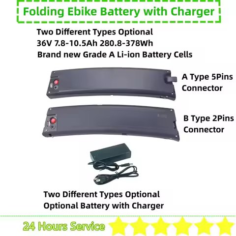 Bending Curved Li-ion E-bike Battery 36V 7.8Ah 8.7Ah 10Ah 10.5Ah Reention Rapier for Adore E-Faltrad