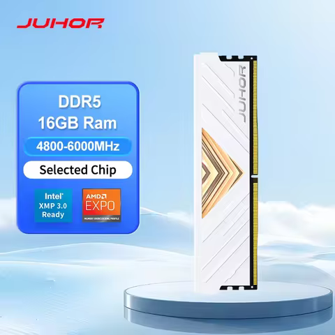 JUHOR DDR5 RAM 16GB 4800MHz 5600MHz 6000MHz Computer Gaming Desktop Memory