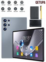 Qetupa 10.1" Z50 Android 14 Tablet3GB RAM+64GB ROMMTK 6755 Quad-Core 1.3GHZ ProcessorHD(1280x800) IP